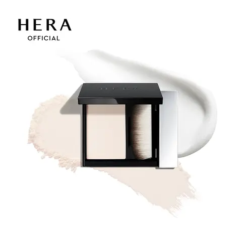 [HERA Official] AIRY POWDER PRIMER l Airy Blurring Powdered Primer for Poreless & Long-Lasting Korean Makeup, Moisturizing Powder from Cream for All Skin Types, Travel-Friendly Design, Smoothing and Oil Absorbing