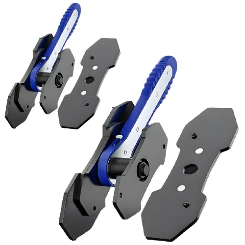 Brake Caliper Piston Press Tool, 360° Rotating Ratchet Wrench for Single, Dual & Quad Piston Disc Brakes, Effort-Saving Car Brake Repair Tool Portable Brake Pad Spreader