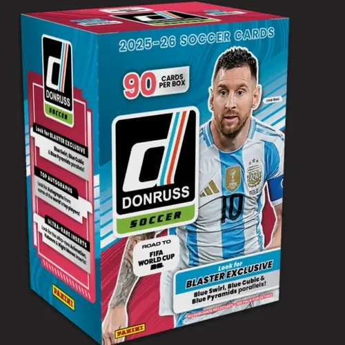 2025-26 PANINI Donruss Road to FIFA World Cup 2026 Soccer Cards Retail Blaster Box