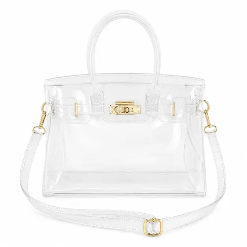 Transparent Jelly Girl Bag, Lightweight Handbag, Large Capacity Shoulder Bag, Beach Bag, Concert Bag, No Inspection Crossbody Bag, Clear Shoulder Bag, Summer Bags, Fashionable Shoulder Bag