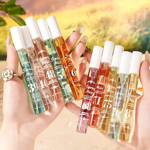Limited Edition Summer Brazilian Perfume Spray Set, Floral & Fruity Fragrance, 10 Bottles Assorted Fragrances, Fresh Scent, Captivating Scents, Ideal for Travel, Home, Office