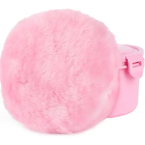 Body Powder Puff, Powder Puff for Body Powder, 6 Inch Extra-Large Powder Puffs,Ultra Soft Fluffy Velour Powder Puff, Pink