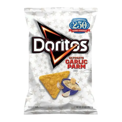 Doritos Ultimate Garlic Parm Flavor Potato Chips, 1 Bag (262.2 g)