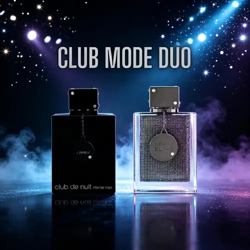 Club Mode Duo -- ARMAF Club de Nuit Bling Eau de Parfume 2.5 oz & Club de Nuit Intense Eau de Toilette 3.6 oz Men