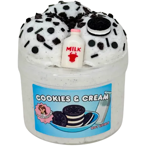 Cookies & Cream 8oz Slime Cloud Dough Texture Scented Cookies & Cream