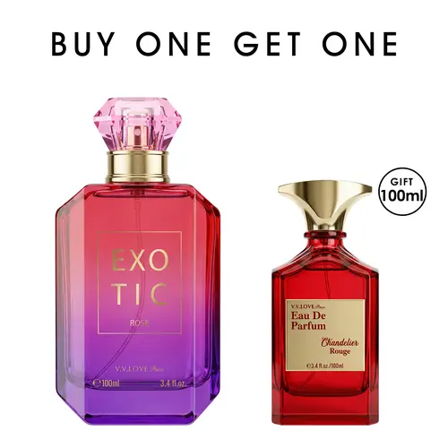 [BOGO] ROSE | Warm Floral Fruity | EDP Luxury Women Perfume 100ml | Juicy Pear,Rose,Peony & Vanilla | Date Night,Daily Wear & Weekend Outing Long Lasting