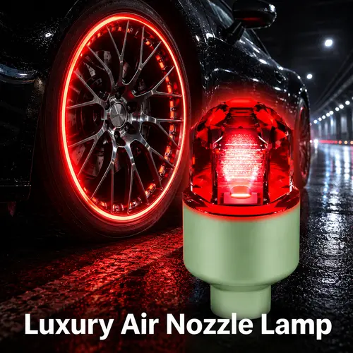Universal LED Wheel Tire Light, waterproof vibration sensing valve cap. Bright luminous decor for car motorcycle bicycle summer riding styling