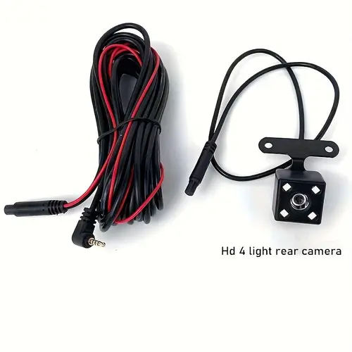 Rear View Backup Camera 5 Pin Extension Cable Night Vision HD Car Rearview Camera Waterproof Parking Assist Reverse Camera for SUV Sedan Truck RV Wide Angle Dash Cam Recorder Easy Install Car Accessories Driving Safety 2026 Tech Gadgets Universal Vehicle,