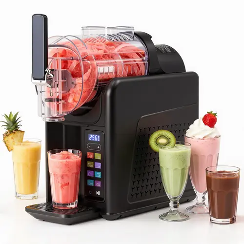 WELSTEEPSE Home Slushie Machine - No Ice Needed Frozen Drink Maker with 6 Presets, Self-Cleaning, 12h Chill Hold for Margaritas, Cocktails