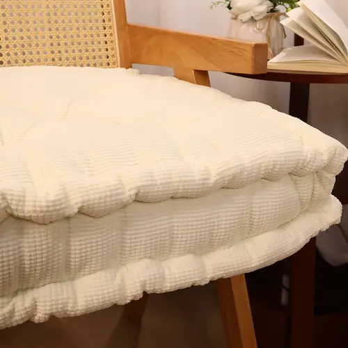 【Super Category】ROSEKIND 19in×19in×5in Ultra Thick Tufted Square Floor Cushion - Soft Corduroy Meditation Pillow, Plush Seat Pad for Living Room, Yoga