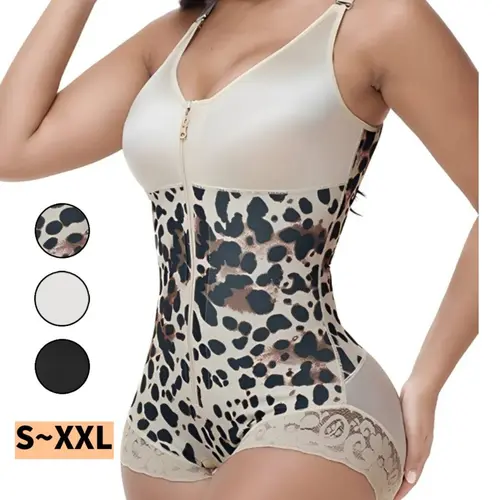 Colombian Faja Women's Hip Lift & Abdominal Control Full Body Shaper, Adjustable Straps, High Compression, Suitable for Training & Gym Exercises, Compression Body Shapewear