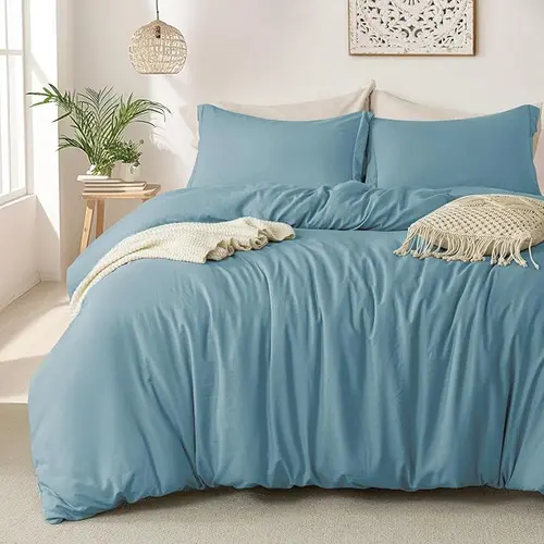 【Only 1 Gift Per Customer】Random Color Shipping, Durable Deep Pocket Fitted Bedding Set, Breathable & Wrinkle Free Bed Sheets, Ultra Soft & Cooling, Home Bedroom Essentials, Hotel Premium Sheets