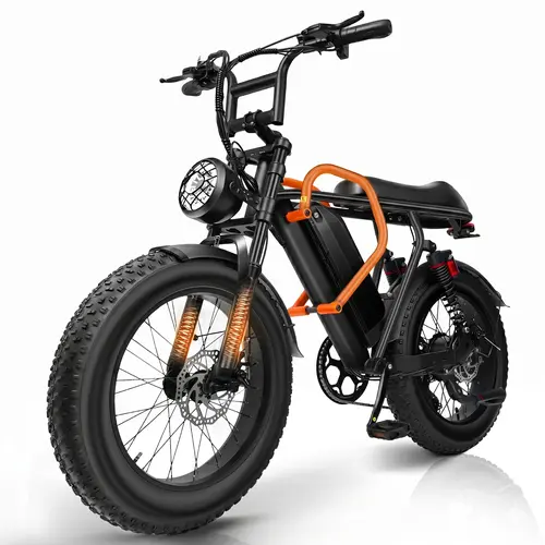 APYEAR Unisex Sporty Fast-Charging Electric Bike - 1500W, 28MPH, 20"x4.0" Fat Tires, Full Suspension, 48V 20Ah Removable Rechargeable Battery, 40mi Range, Adjustable Speed LED Headlights, UL 2849 Certified Rechargeable LED Bikes