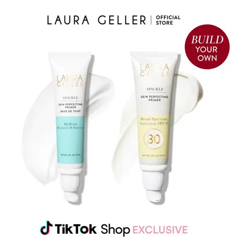 Laura Geller Build Your Own Spackle Skin Perfecting Primer Duos - Hydrating Formula with Aloe Vera & Vitamin E for Moisturizing and Nourishing Skin