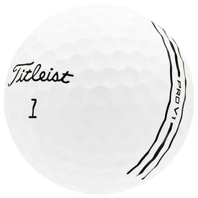 Titleist Pro V1 2025 Alignment Golf Balls - Good - 1 Dozen