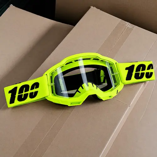 1PCS MX Motocross Off Road Goggles Fashion Style Adjustable Elastic Strap Anti-Scratch Clear Lens Protective Eyewear for ATV Ski Riding
