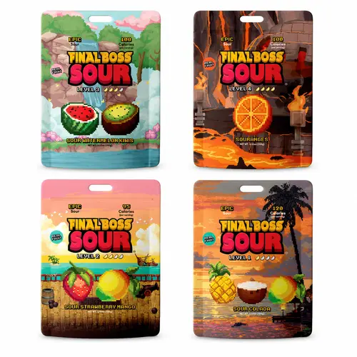 Final Boss Sour | Holley’s Sour Candy Bundle   |    Real Fruit Snack