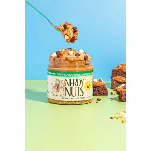 Dubai Cookie Butter Brownie Peanut Butter Treat