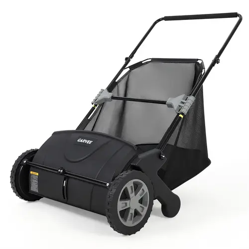 Garvee Quiet Manual Push Lawn Mower – Easy-to-Use Hand-Powered Grass Cutter for Eco-Friendly Lawn Care, Lightweight and Low Noise, Perfect for Small Yards, Gardens, Walkways & Backyard Maintenance – No Gas, No Electricity, Simple Clean Cutting