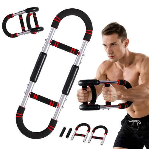 Nicole Selection Arm Exerciser / Arm Force Trainer - Heavy Duty Spring Power, Compact Home Gym Equipment for Chest & Back Muscles