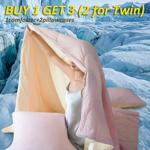 【Back to School】DOWNCOOL Cooling Comforter for Hot Sleepers – Q-MAX>0.4, Instant Cooling 6°C Down, Lightweight Summer Cooling Blanket with Light Gravity Feel, Pet Hair Resistant & Anti-Snag, Cool Touch Blanket, Solid, Cooling Sleep
