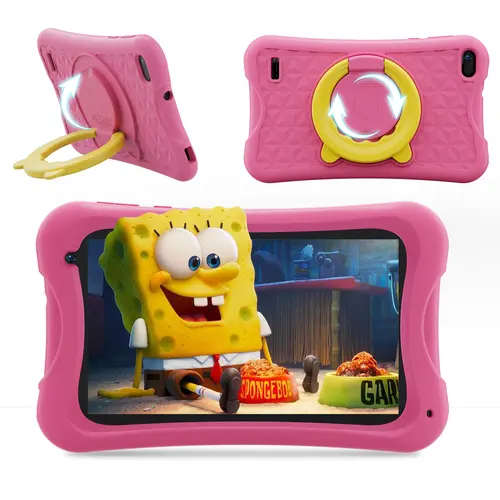 Digiland Kids 2026 Tablet 7 inch Android 13 Educational 32GB Storage Toddler Tablets with Shockproof Protective Case Parent Control Bluetooth WiFi Pink Blue MothersDay Gify backtoschoolshopping