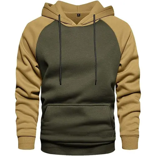 Leading the Better Life Men's Solid Pullover Hoodies Sports Soft Blend Fleece Hooded Sweatshirts with Kangaroo PocketGift