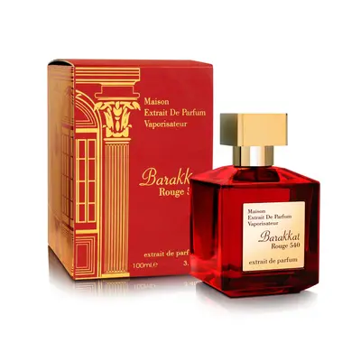Barakkat Rouge 540 by FRAGRANCE WORLD Extrait De Parfum, 3.4 oz