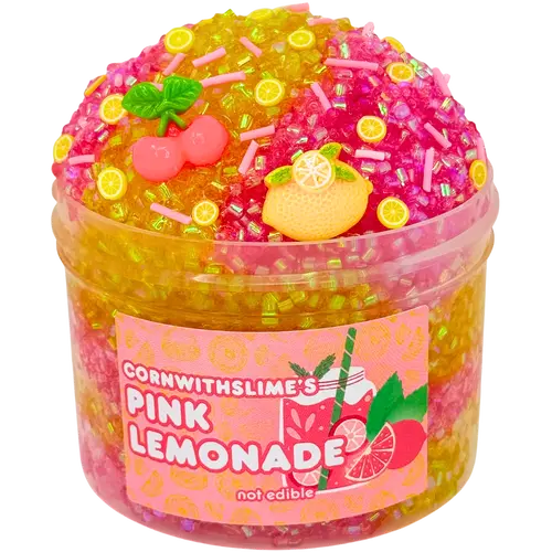 Pink Lemonade 8oz Slime Bingsu Texture Scented Pink Lemonade