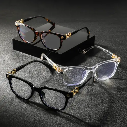 3PCS Men's Stylish Glasses, Elegant Business Style, Versatile Casual Wear, Fashionable Glasses for College & Business Events, Fashion Accessory Eyewear