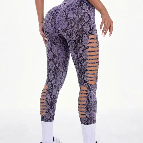 Summer Seamless Sportswear, Leopard Print High-Waisted Yoga Pants, Tight-Fit Workout Bottoms, Athletic Stretchable Wearable Outdoor Activewear, High Waist Leggings, Fitness Pants, Female Gym Clothes