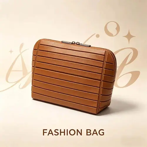Foldable Waterproof Makeup Bag - Large-Capacity Upright Organizer with Multiple Compartments, Brush Holder, Thick Zipper, Dividers for Home, Travel