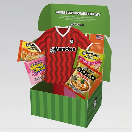 Maruchan Limited Edition Summer of Soccer Jersey and Noodles Gift Set