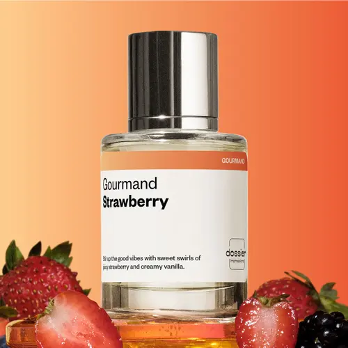 Gourmand Strawberry, Dossier, Women's Perfume, Eau de Parfum, 50ml, Strawberry, Coconut, Vanilla, Hazelnut, Orange Blossom