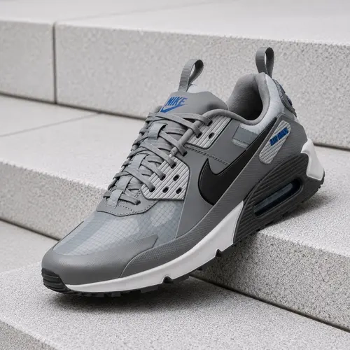 Nike Air Max 90 Drift Cool Grey Deep Royal Blue IO1908-002 Men's Fashion Sneaker New