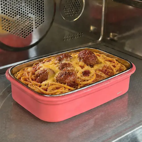 KeeperTen Microwave Safe Stainless Steel Food Storage Container(560mL / 800ml / 1100ml) Leakproof Bento Lunch Box, Dishwasher & Freezer Safe, BPA-Free, Odor Resistant, Reheat or Store Meals On-the-Go