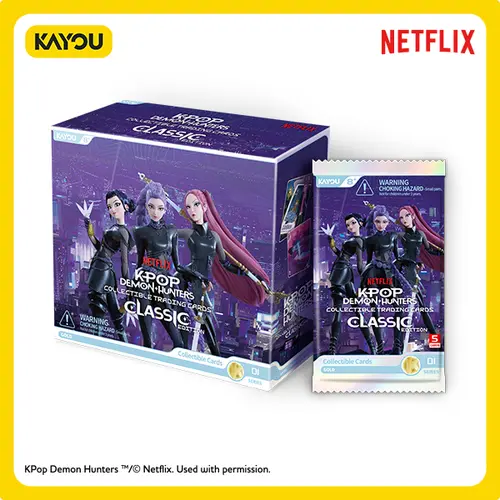 Live Opening-KPop Demon Hunters-Collectible Trading Cards-Classic Edition-001-NA Buy 2 Get 1 Free PR Card, Sealed Trading Card, Trade Card Box, Card Collectibles, Collectible Cards Set