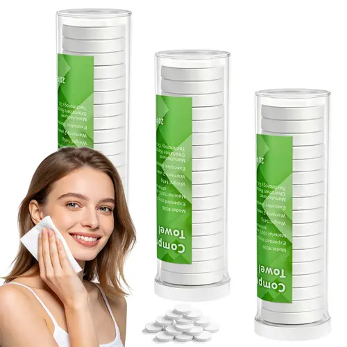 Disposable Face Towel for Hot Towel Dispenser, Face Towels for Hot Facial Towel Heated Machine, 100% Plant Fiber，20 Pcs Per Bucket