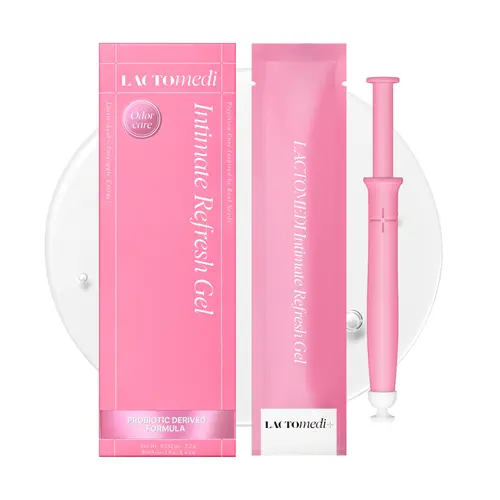 LACTOMEDI Intimate Refresh Gel for Women (4pcs) | Lactic Acid, Vitamin C & Pineapple Extract | pH Balance & Odor-Care Freshness | Single-Use Applicators