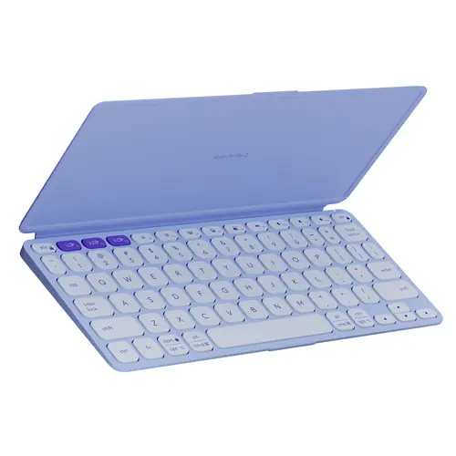 Logitech Keys-To-Go 2 Portable Bluetooth Keyboard for Tablet With Built-in Cover, Slim and Compact Wireless Keyboard for Windows, Android, Linux, iPad, iPhone, Mac, Apple TV