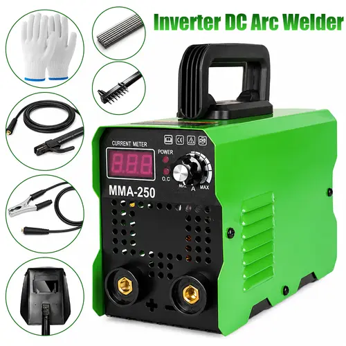 110V Portable Lightweight IGBT DC Inverter Stick Welder - Digital, Handheld Arc Welding Machine Tools Kit with LCD Display, Auto Current Matching, Easy for DIY Projects, Beginner-Friendly Equipment, Digital Welding Machine, Handheld Welding Machine