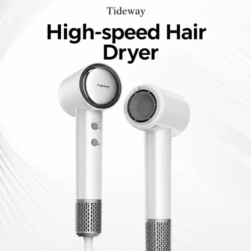【Live】Tideway H11 Plasmix High-Speed Multifunctional Hair Dryer (White)- Plasma Ionic Scalp Care Beauty Product with Intelligent Temp Control, Self-Claning, Anti-Static, Frizz-Free Features dorm essentials