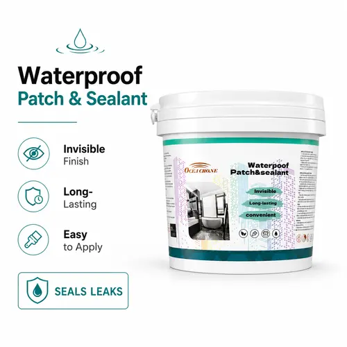 OCEA CBONE Transparent Waterproof Coating, Invisible Waterproof Sealant for Indoor and Outdoor Use, Clear Concrete Sealant with Strong Adhesion for Leaks, Cracks, Walls, Roofs, Gutters, and Bathrooms