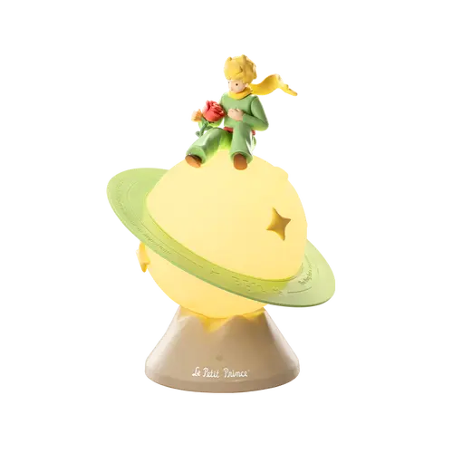 MARTUBE Le Petit Prince Rose Planet Lamp - USB Ambient Night Light with 3 Modes, 2 Adjustable Brightness, Touch Control, Breathing Function, Smart Timer, 360° Rotating B612 Planet, for Girls, Home Decor, Bedroom Lights, Aesthetic Room Decor