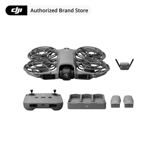 DJI Neo 2 Mini Follow Drone - 4K Camera, Gesture Control, Obstacle Avoidance, Portable, Lightweight Smart Selfie Drone with Fly More Combo Option, Lightweight Drone, Smart Drone