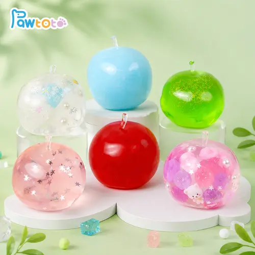 Pawtoto Big Apple Ball Sensory Toy, Stress Relief Toy, Fidget Toy, Creative Activity Gift for Teens & Adults