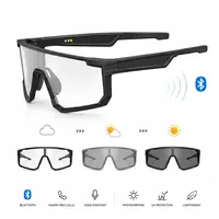 VUB Wearable AI Smart Glasses - Open-Ear Bluetooth Audio, Auto-Darkening Photochromic Lenses, Hands-Free Calling, AI Translation, UV400 Safety, Lightweight, Voice Assistants, for Cycling & Warehouse Work