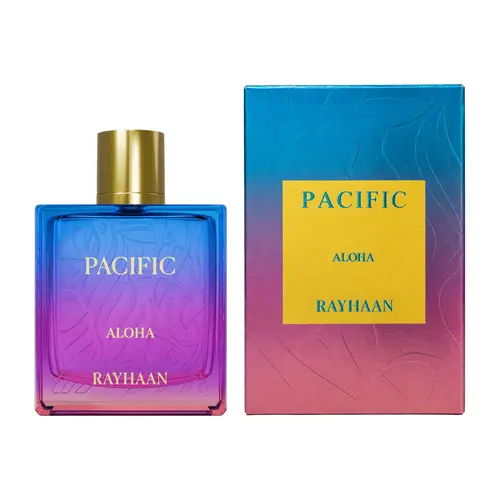 Rayhaan Pacific Aloha for Unisex Eau de Parfum Spray, 3.4 Ounce