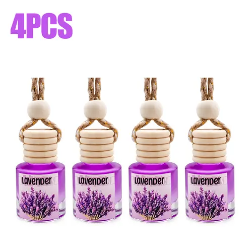 4PCS Car Fragrance Set Hanging Scent Oil Diffuser - Odor Eliminator with Mild Natural Aroma, 30-Day Fresh Rides, Multi-Fragrance Options, Ideal for Room, Bathroom Use or Gifting, Car Odor Eliminator, Diffuser Car Fragrance