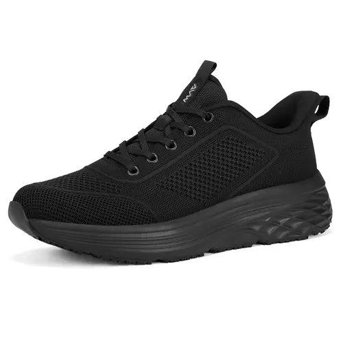Men's Non-Slip Chef Work Shoes—Water & Stain Resistant Walking Sneakers,Easy Slip-On for Gent's Food Service & Casual Wear,shoes for back to school,back to school shoes